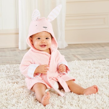 bathtime bunny hooded spa robe